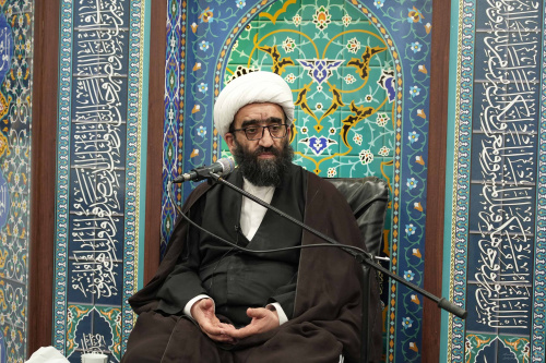برگزاری سومین مراسم عزاداری دهه اول محرم با سخنرانی حجت الاسلام زمانی