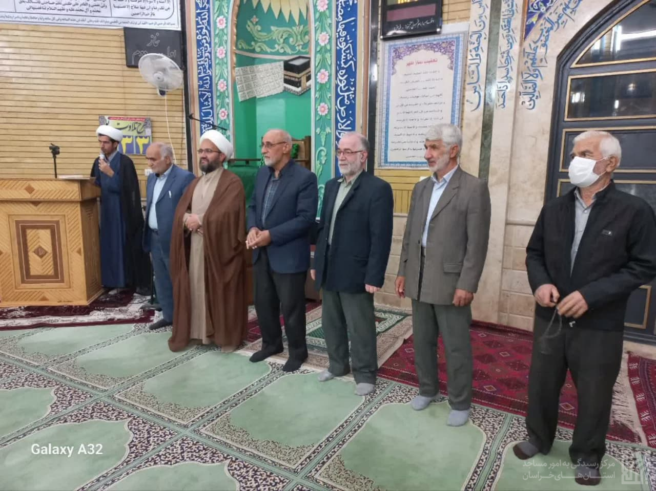اعطای احکام هیئت امنای مسجد امام خمینی ره بجنورد