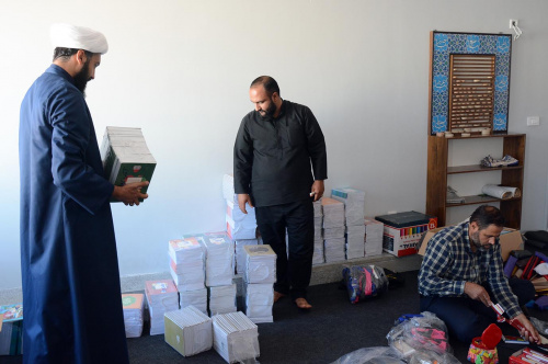 تهیه و توزیع 3313 بسته لوازم تحریر در طرح مهرانه‌های مسجدی 