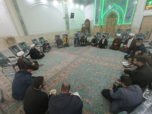 برگزاری نشست هم اندیشی در مسجد امام علی علیه‌السلام ناحیه شهید تقی پور