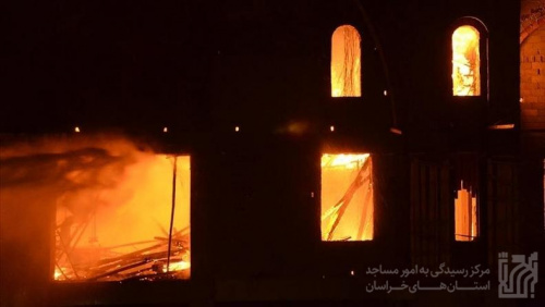 آتش زدن عمدی یک مسجد در سوئد