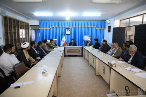 دیدار اعضای ستاد مردمی بزرگداشت اولین سالگرد شهید آیت الله رئیسی و شهدای خدمت