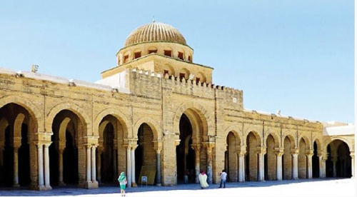 قدیمی ترین منبر جهان اسلام در مسجد جامع قیروان تونس