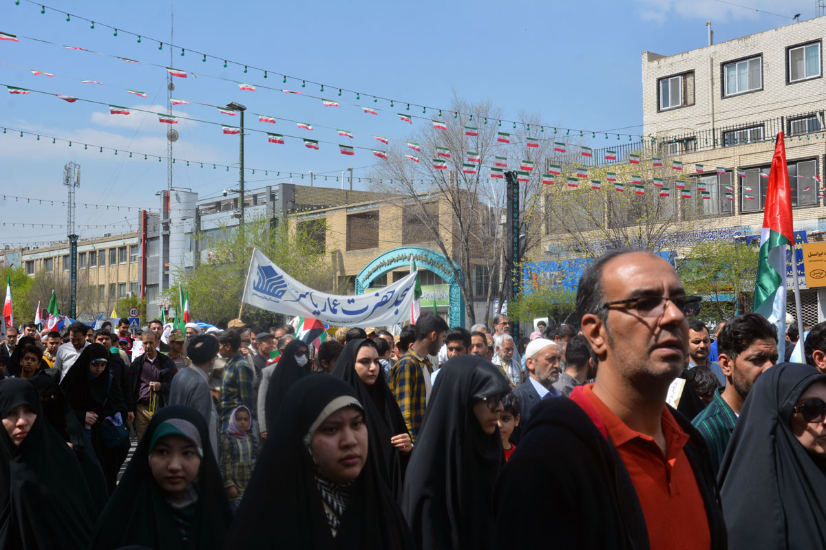 موج خروشان همسنگرهای مسجدی در راهپیمایی روز جهانی قدس