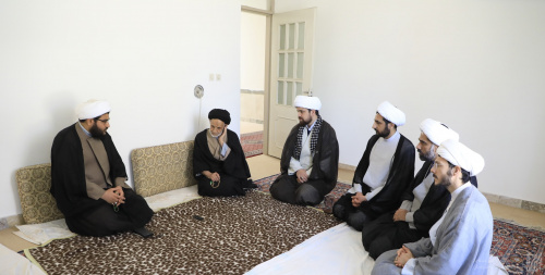 دیدار معاونین مرکز امور مساجد استان‌های خراسان به همراه مدیر مرکز استان با نماینده معزز ولی فقیه 