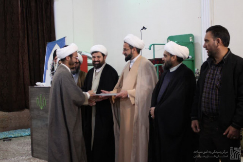 دبیر امور مساجد بخش خبوشان معارفه شد