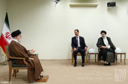 رهبر انقلاب اسلامی در دیدار رئیس‌جمهور سوریه و هیئت همراه: