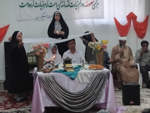 برگزاری مراسم عقد ساده در مسجد امام علی (ع) اسفراین